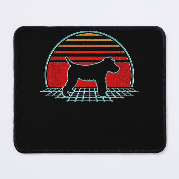 Item preview, Wirehaired Fox Terrier Retro Vintage Dog 80s Style Gift designed and sold by BargerStore.