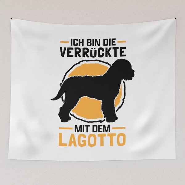 Item preview, Crazy with Lagotto Romagnolo Truffle Dog designed and sold by madgrfx.