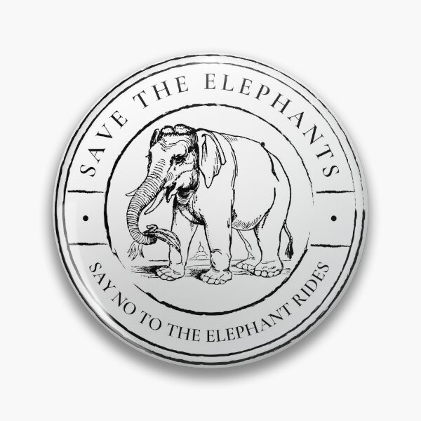 Item preview, Save the Elephants, Say no to the elephant rides designed and sold by Renatas Traideris.