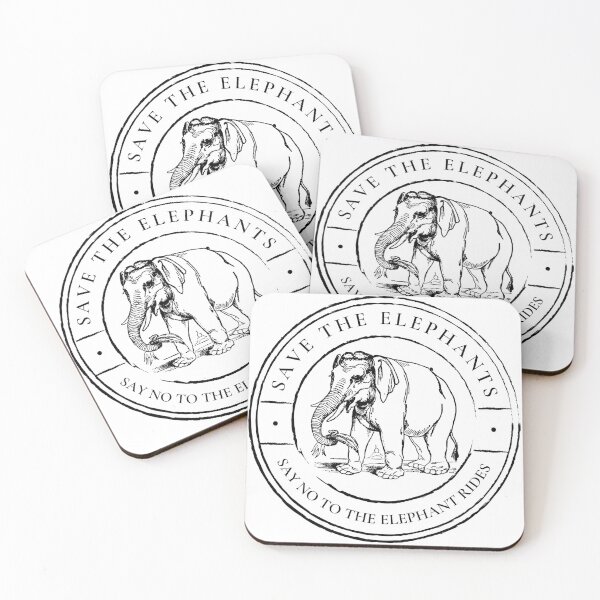 Item preview, Save the Elephants, Say no to the elephant rides designed and sold by Renatas Traideris.