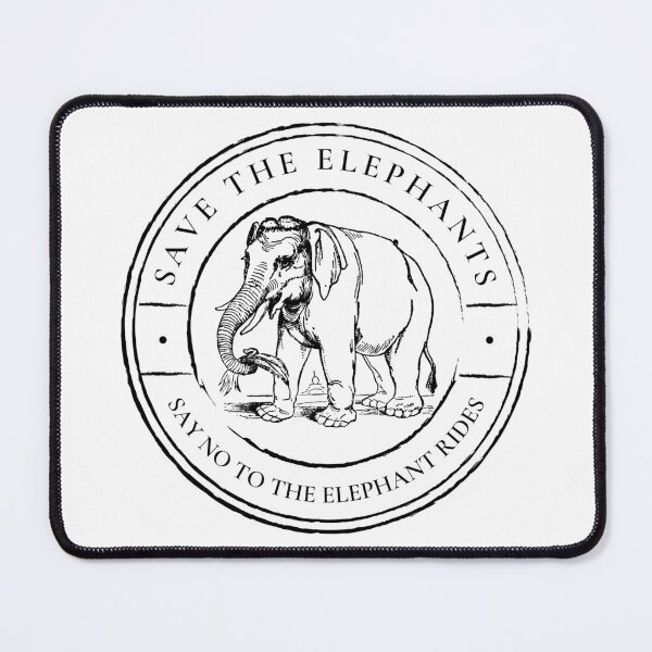 Item preview, Save the Elephants, Say no to the elephant rides designed and sold by Renatas Traideris.