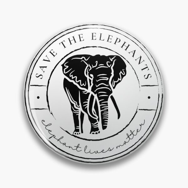 Item preview, Save the Elephants, Elephant lives matter designed and sold by Renatas Traideris.