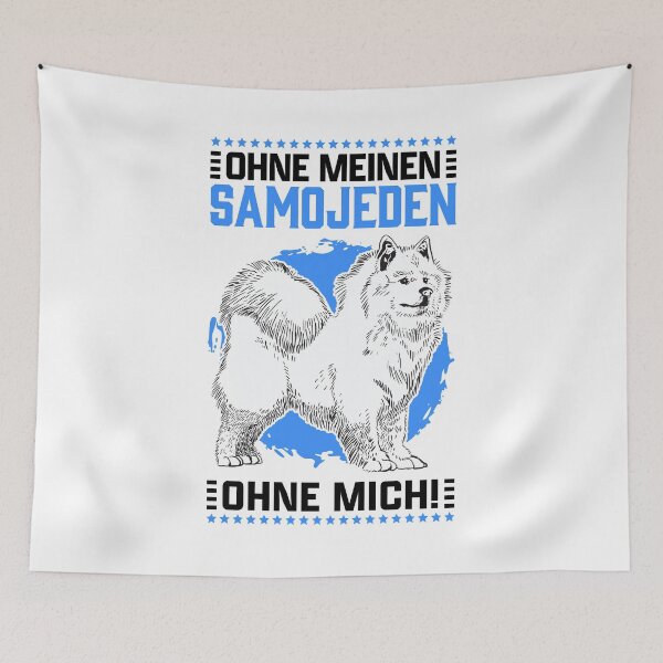 Item preview, Samoyed without me Samoyed Spitz sled dog designed and sold by madgrfx.