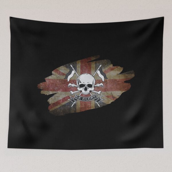 Item preview, Death Or Glory design over Union jack designed and sold by PinnockDesigns.