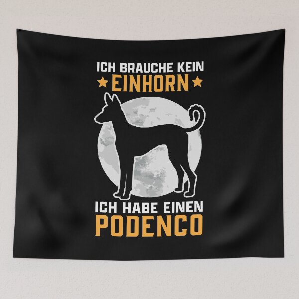 Item preview, Podenco no unicorn spanish greyhound designed and sold by madgrfx.