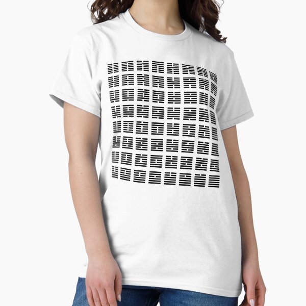 Item preview, I Ching hexagrams - Black on White designed and sold by Rupert Russell.
