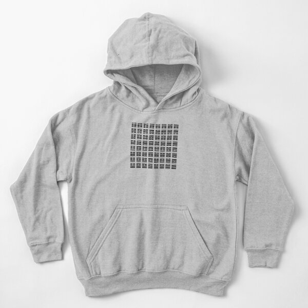 I Ching hexagrams Kids Pullover Hoodie