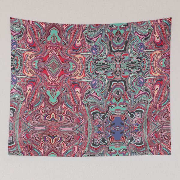 Item preview, Rorschach engaged | liquid pour | marble art designed and sold by Amanda Ozga.