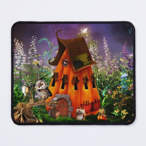 Item preview, Little friends in the night with pumpkin house designed and sold by nicky2342.