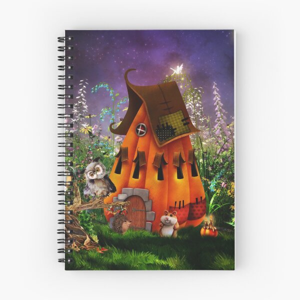 Item preview, Little friends in the night with pumpkin house designed and sold by nicky2342.