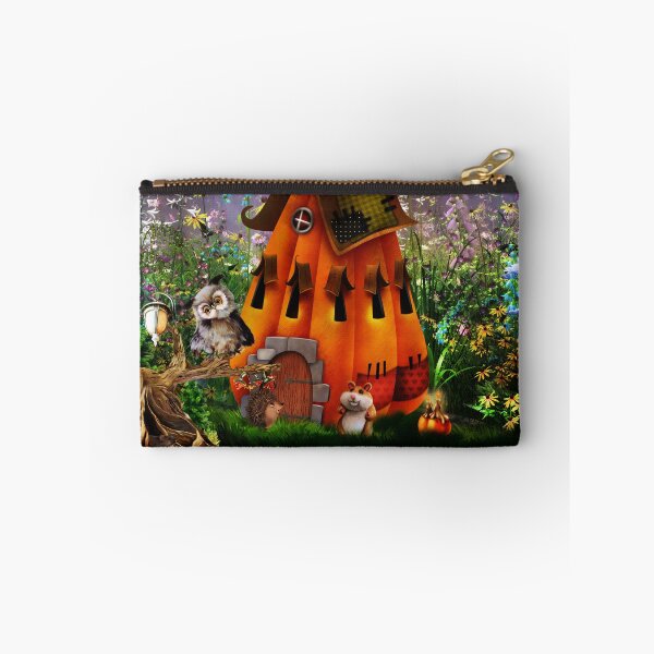 Item preview, Little friends in the night with pumpkin house designed and sold by nicky2342.
