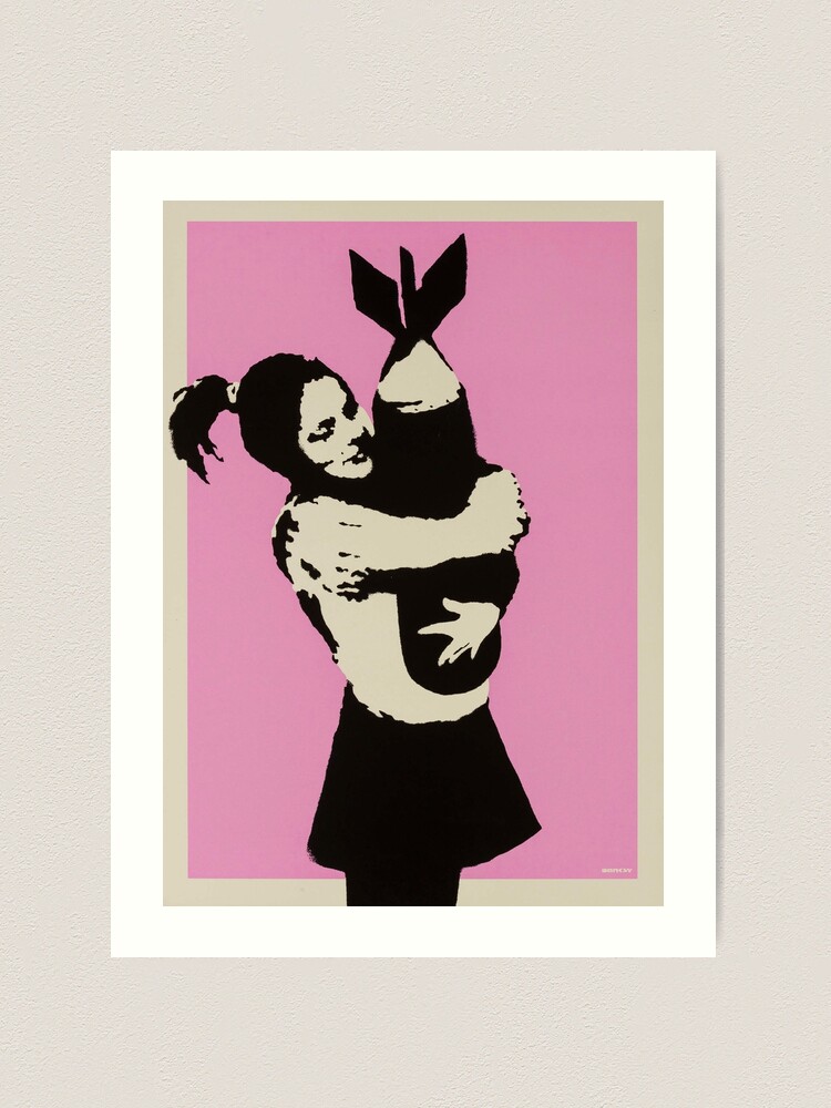 Banksy Bomb Hugger Art