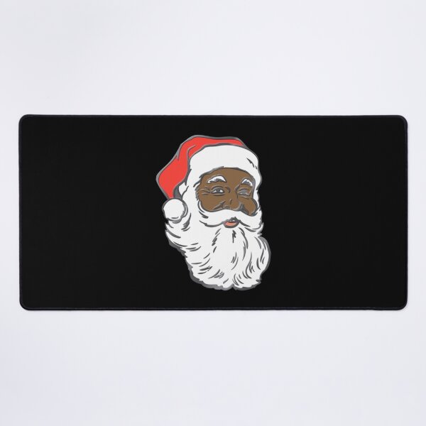 African American Santa trending Desk Mat