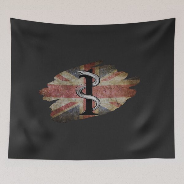 Item preview, Armoured Medical Regiment design on Union Jack designed and sold by PinnockDesigns.