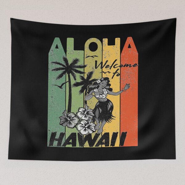 Item preview, Hawaiian Island Shirt Palm Beach Aloha designed and sold by Dadjokes Co.