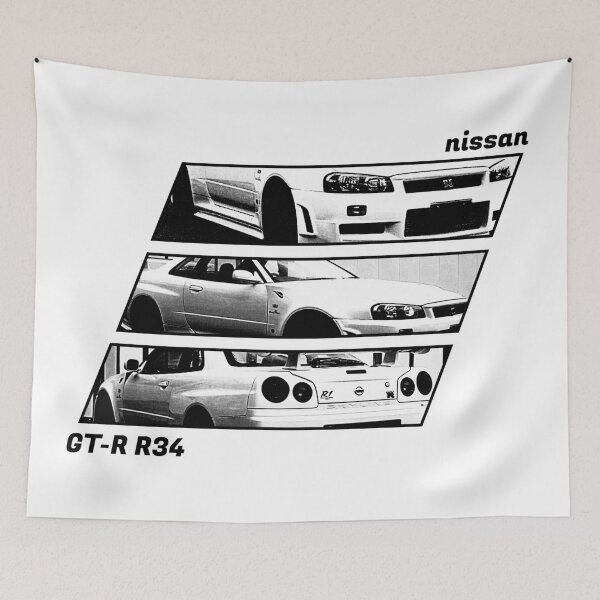 Item preview, NISSAN SKYLINE GT-R R34 Black 'N White Archive 2 designed and sold by Cero81.