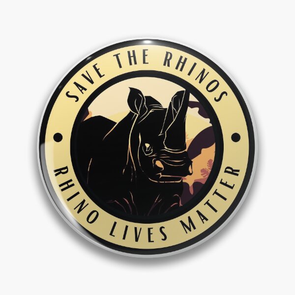 Item preview, Save the Rhinos, Rhino Lives Matter designed and sold by Renatas Traideris.