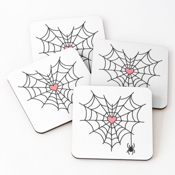 Item preview, spider web heart   designed and sold by TENZIN-NET.
