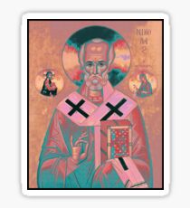 Saint Nicholas Icon Sticker