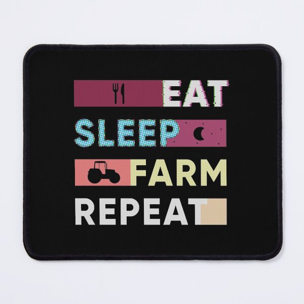 Item preview, Eat Sleep Farm Repeat designed and sold by FridPix.