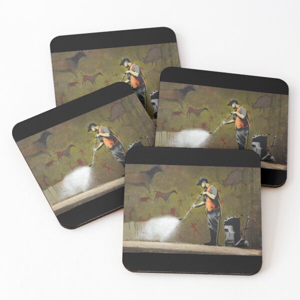 Item preview, Banksy Graffiti Removal Art designed and sold by SharpWallArts.