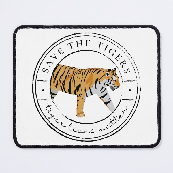 Item preview, Save the Tigers, Tiger Lives Matter designed and sold by Renatas Traideris.