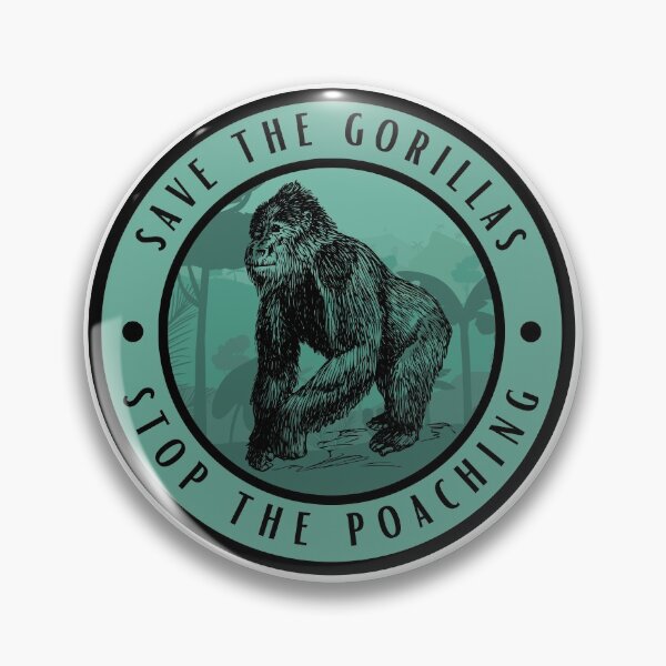 Item preview, Save the Gorillas, Stop the Poaching designed and sold by Renatas Traideris.