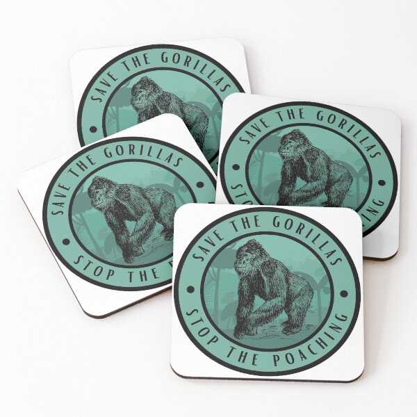 Item preview, Save the Gorillas, Stop the Poaching designed and sold by Renatas Traideris.