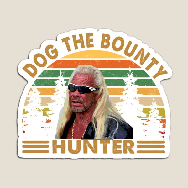 Dog The Bounty Hunter Pose 58mm Round Fridge Magnet #CD4512 