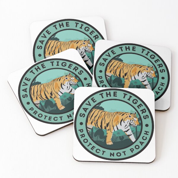Item preview, Save the Tigers, Protect not Poach designed and sold by Renatas Traideris.