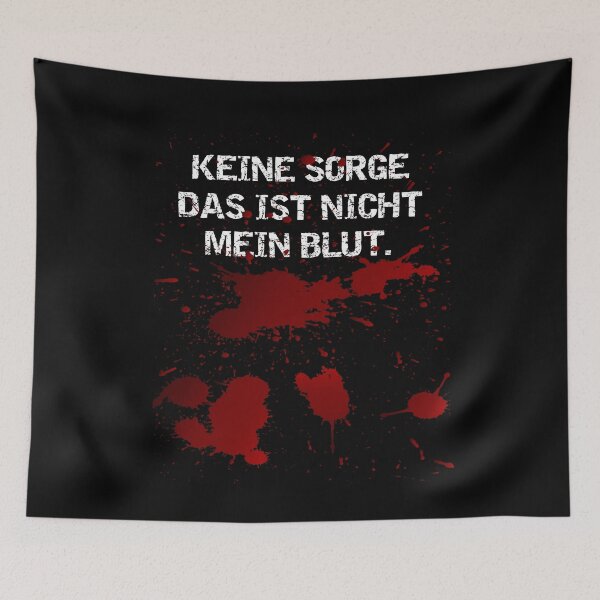 Artikelvorschau, Halloween, Keine Sorge - das ist nicht mein Blut. entworfen und verkauft von Shirt-Designs.