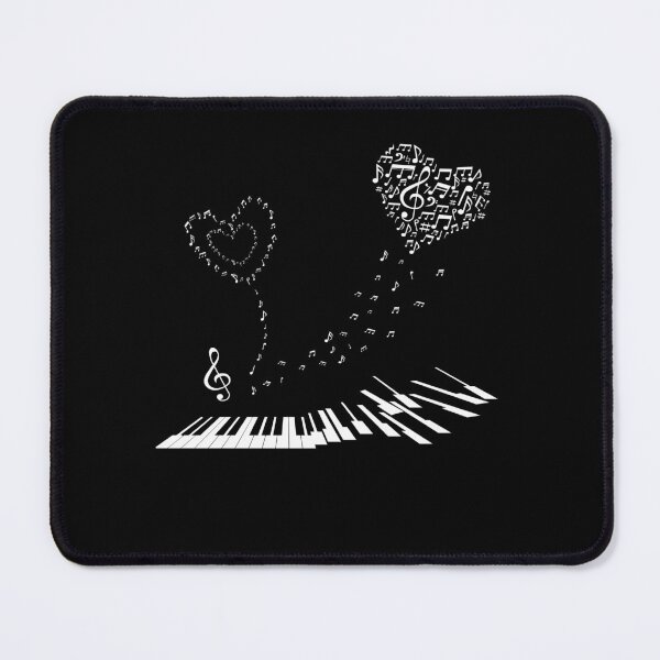Item preview, Piano, sheet music and clefs - love designed and sold by Shirt-Designs.