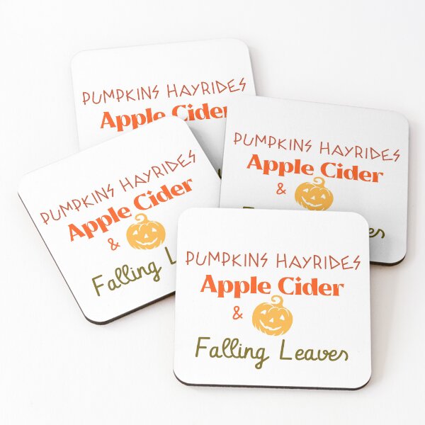 Item preview, Pumpkins Hayrides Apple Cider And Falling Leaves designed and sold by ThinkAndReflect.