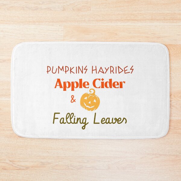 Item preview, Pumpkins Hayrides Apple Cider And Falling Leaves designed and sold by ThinkAndReflect.