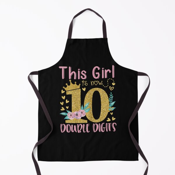 Item preview, This Girl Is Now 10 Double Digits 10th birthday designed and sold by Chanielshian.