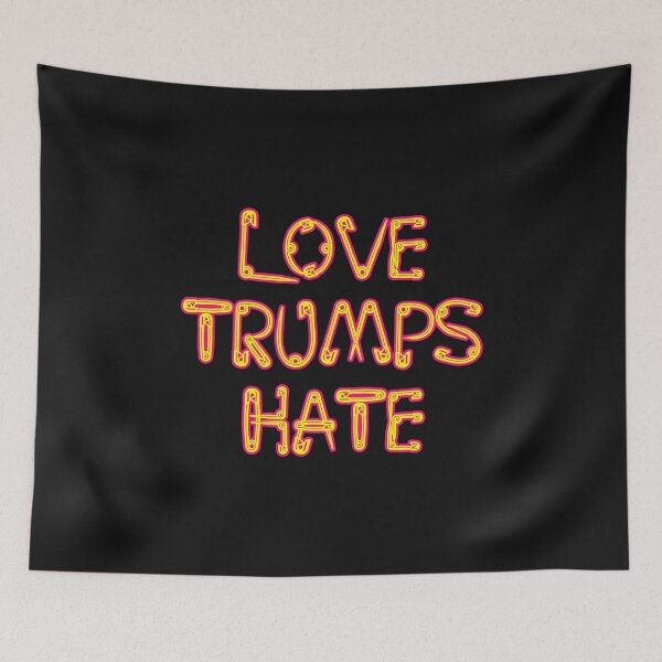 Item preview, love trumps hate yellow designed and sold by Thelittlelord.