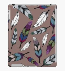 Colorful tribal feathers print. Vector illustration iPad Case/Skin
