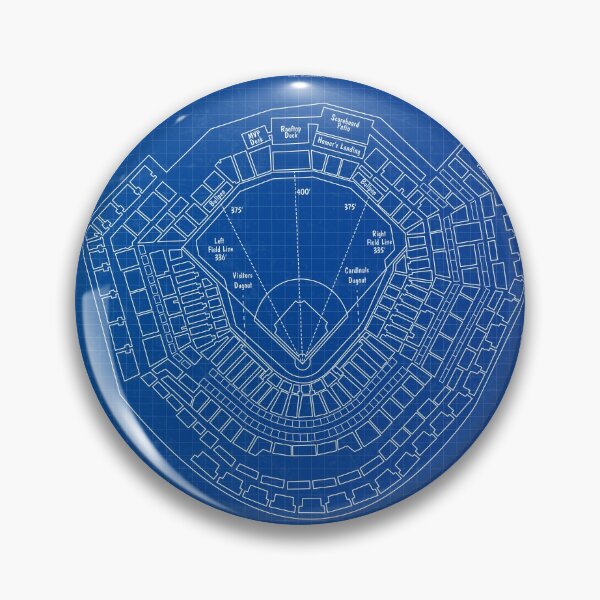 Item preview, Busch Stadium (Blueprint) designed and sold by BGALAXY.