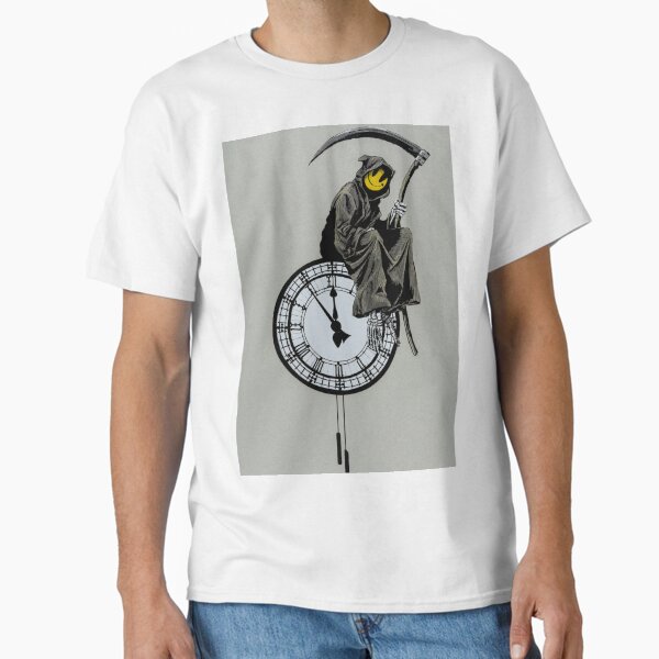 Artikel-Vorschau von Banksy Grin Reaper Art, designt und verkauft von SharpWallArts.
