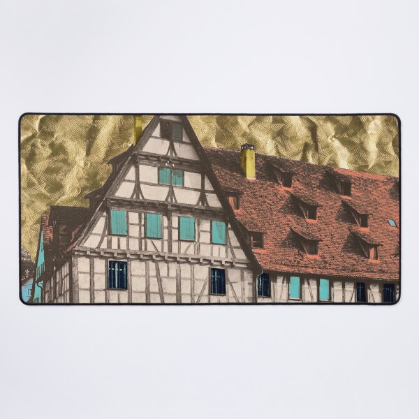 Item preview, should look at the wine press. The listed building houses a bar and cozy seating. A quaint place to stay.
The design by Mallybeau Mauswohn shows the wine press on Schmiedtorstrasse from days gone by. Colored in elegant retro colors designed and sold by Mauswohn.