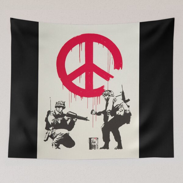 Item preview, Banksy CND Soldiers Art designed and sold by SharpWallArts.