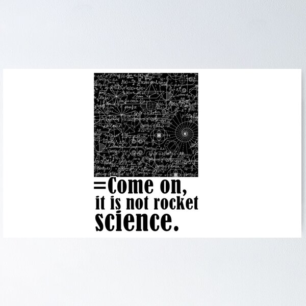 Item preview, Not rocket science  designed and sold by Cloud7Stickers ..