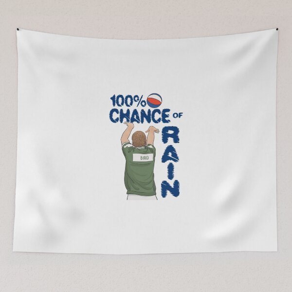 Item preview, Larry Bird - One Hundred Percent Chance of Rain designed and sold by KarlRichards.