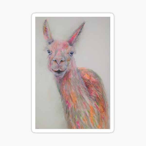 Lama love Sticker