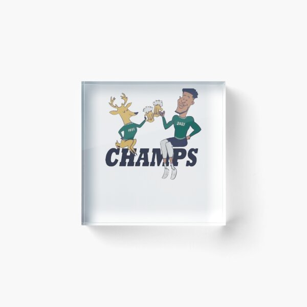 Item preview, M i l w a u k e e b u c k s champs 2021 designed and sold by KarlRichards.