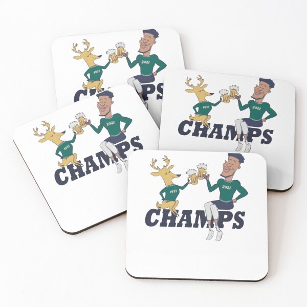 Item preview, M i l w a u k e e b u c k s champs 2021 designed and sold by KarlRichards.