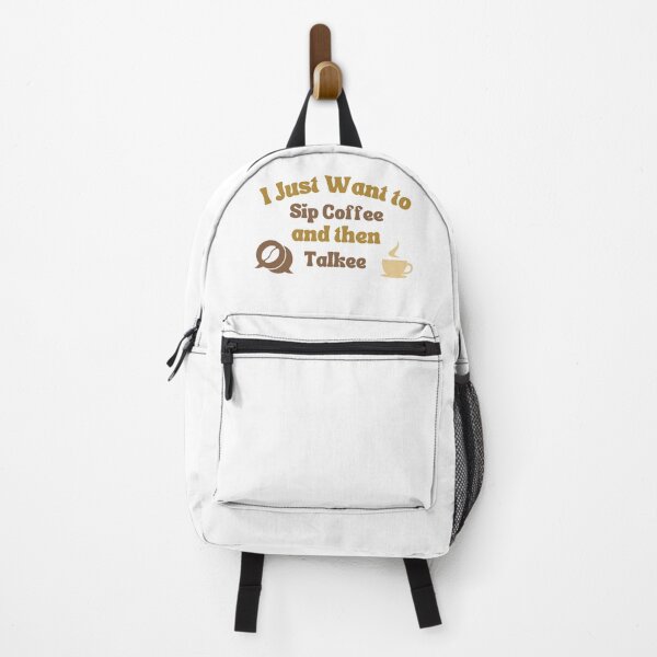 Item preview, I Just Want To Sip Coffee And Then Talkee - Coffee Than Talkee designed and sold by lodarohit.