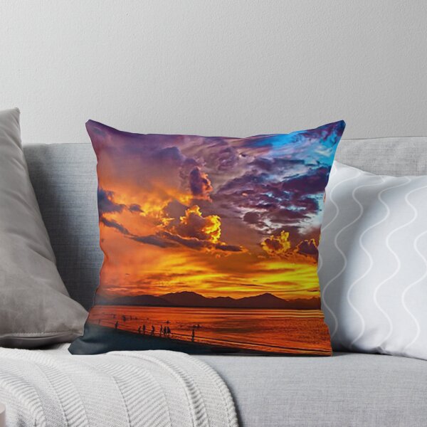 Item preview, Beach lagoon Danang Bay Vietnam, Sunset Beach photo,  designed and sold by Nostrathomas66.