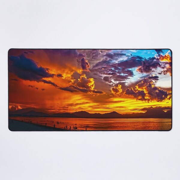 Item preview, Beach lagoon Danang Bay Vietnam, Sunset Beach photo,  designed and sold by Nostrathomas66.