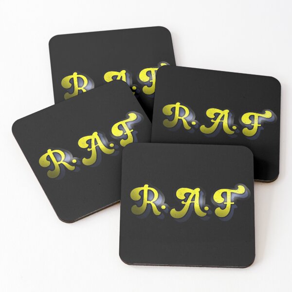 Item preview, R.A.F retro bubble writing designed and sold by PinnockDesigns.